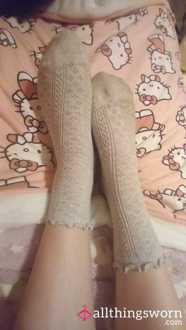 Dirty Cotton Grey Ankle Socks 🤍🧦