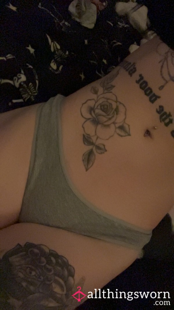 Cotton Grey Thongs