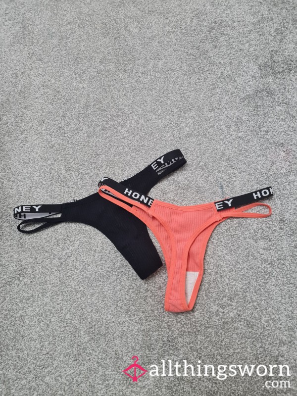 Cotton Gusset S**y Thong