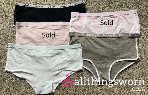 Cotton Hurley Boyshorts Multiple Colors
