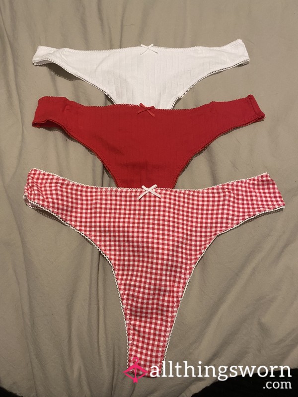 Cotton Juicy Thongs