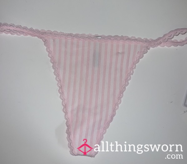 COTTON - LACE TRIM - G STRING