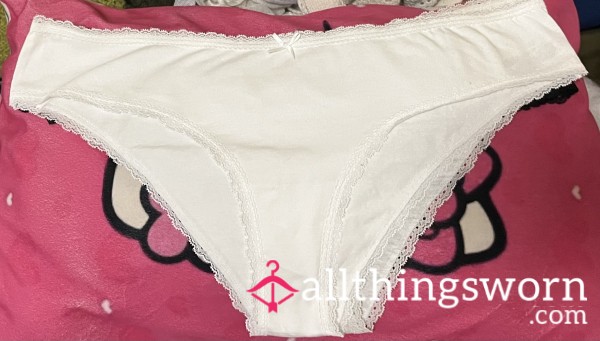 Cotton Lace Trim Panties