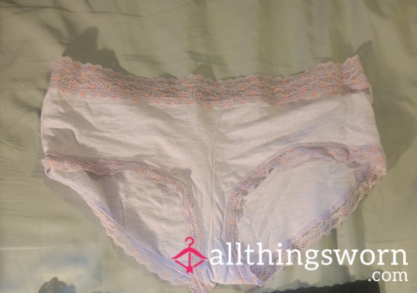 Cotton Lavender Victoria's Secret Hiphugger - A Favorite Sleeping Panty