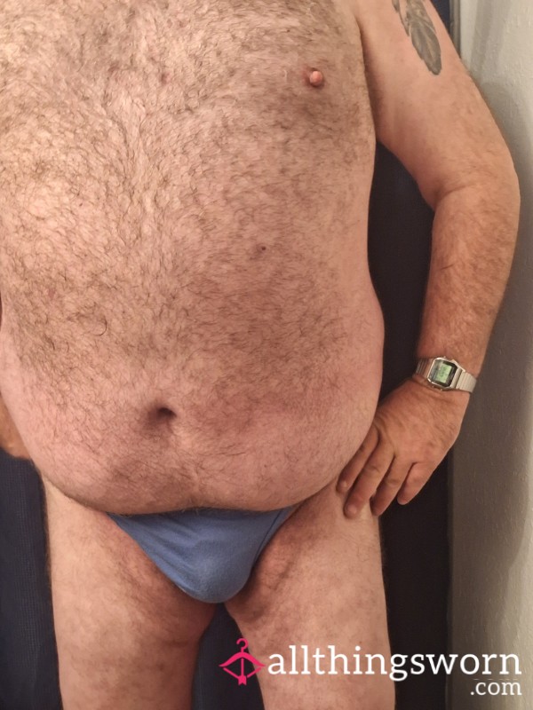 Cotton Light Blue Briefs