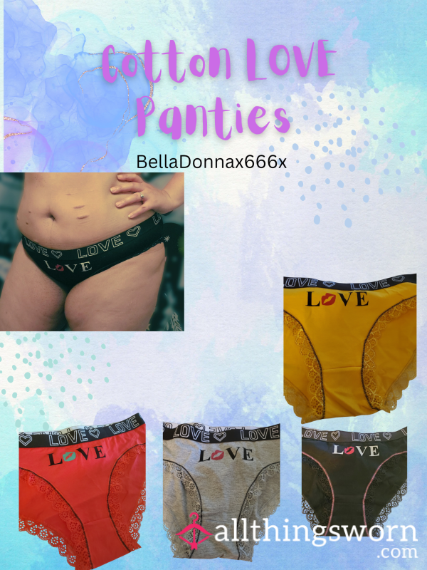 Cotton "LOVE" Panties