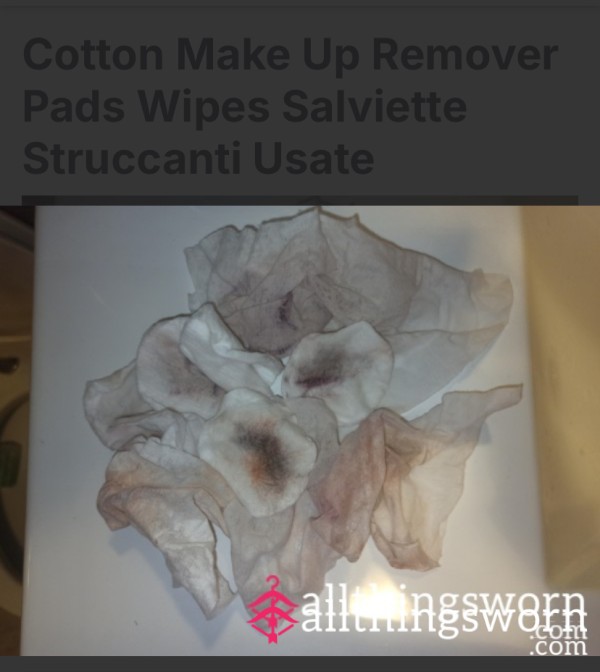 Cotton Make Up Remover Pads Wipes