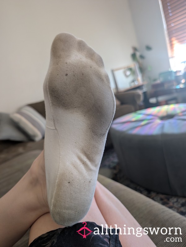 Cotton No Show Socks Already Worn For Weeks
