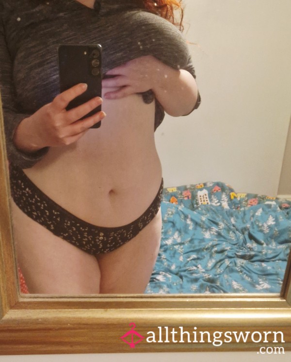 Cotton Panties With Lace Trim 😊