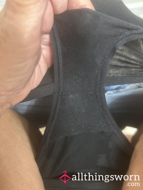 Cotton Panties With Open Crotch Panel For Maximum Smellage And Maximum Play…stick Your Nose Right In There!!!