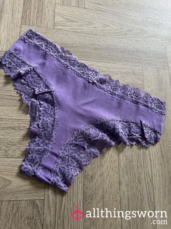 Cotton Purple Panties - Get The Most Scent From This Princess 👸🏼💖