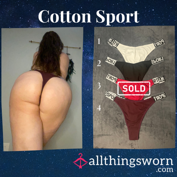 Cotton Sport Thongs