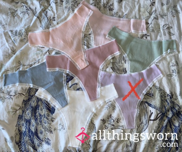 Cotton Thong (48 Hour)