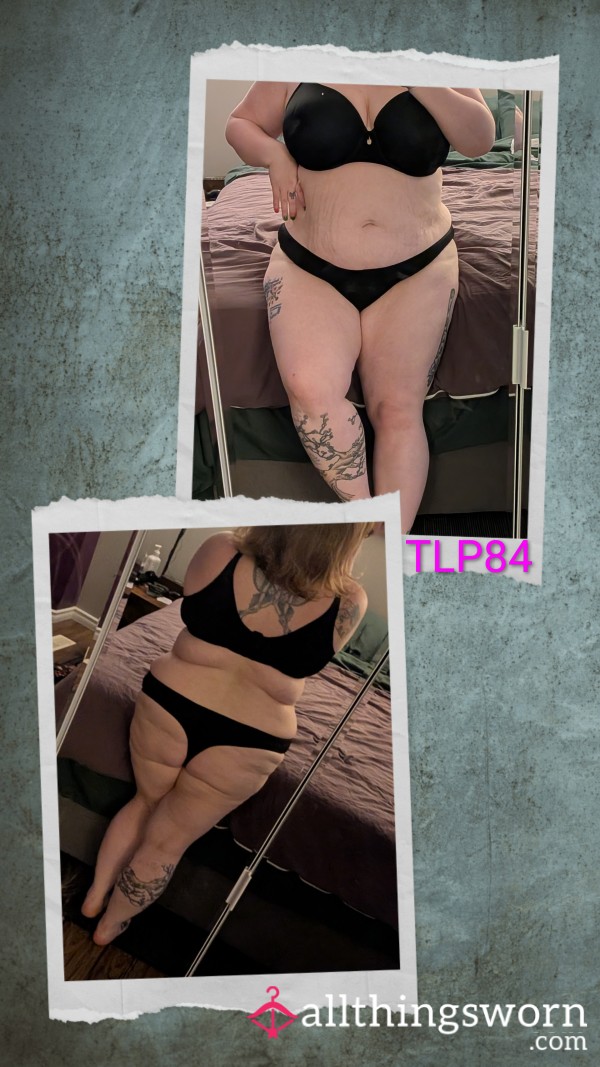 Cotton Thong Black