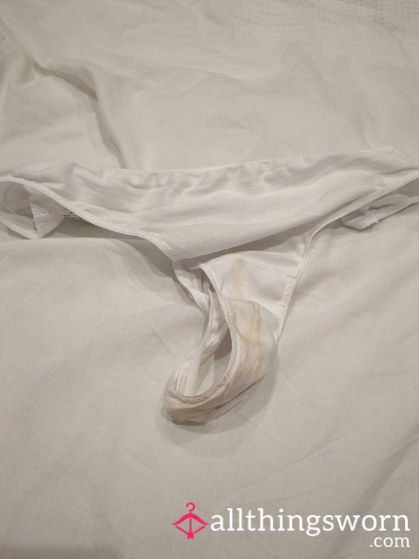 Cotton Thong Size XL After 24 HR Wear