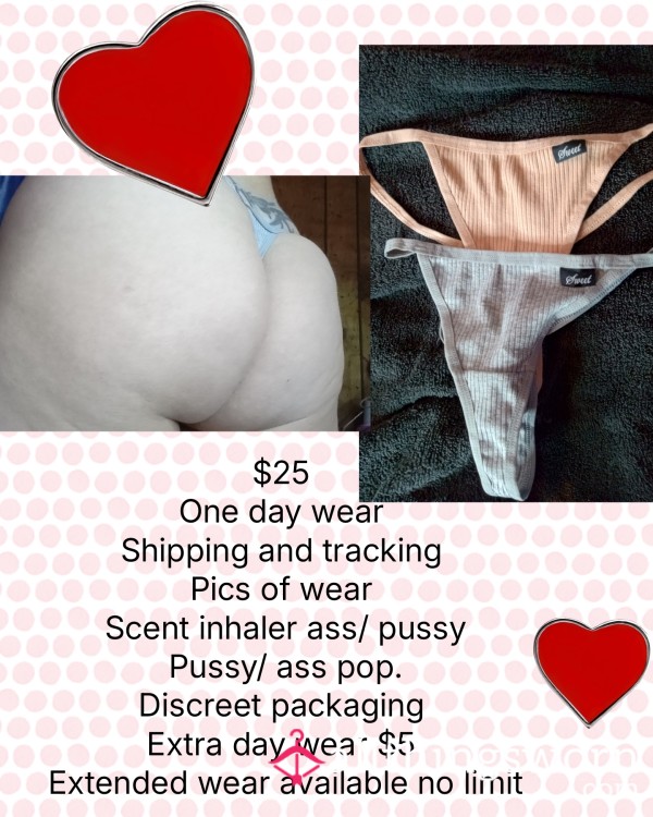 Cotton Thongs