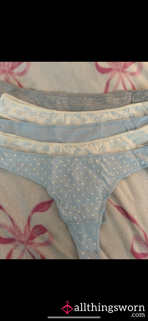 Cotton Thongs For Custom Wear By A Teen Virgin 😍🤩💙