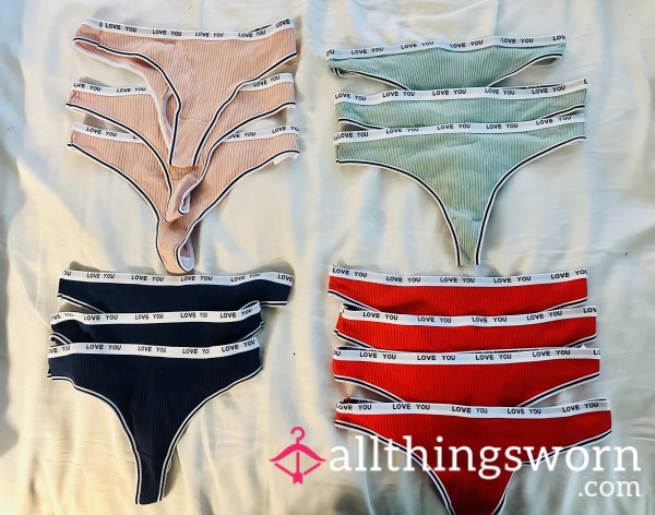 Cotton Thongs For Wear/sale