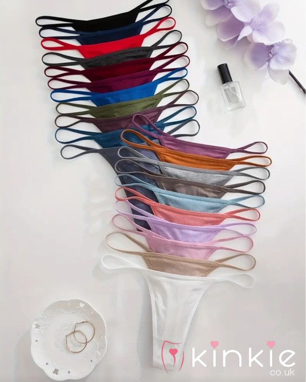 Cotton Thongs, Pick Your Colour Sz 16