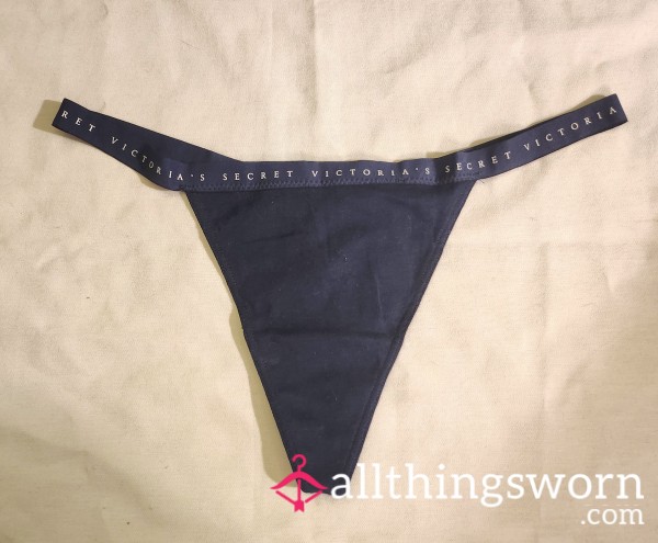 Cotton Victorias Secret Navy Thong
