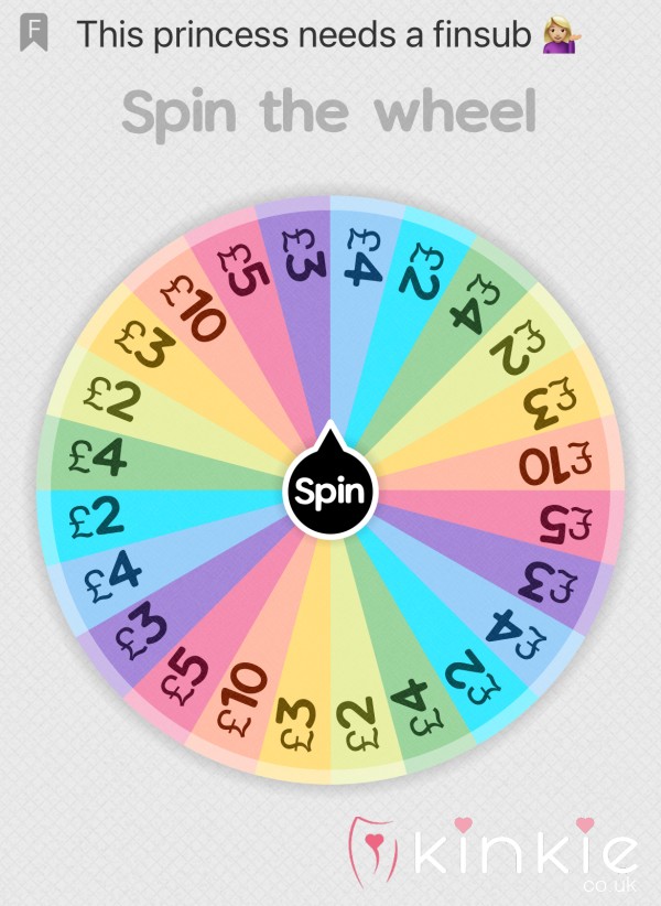 Spin My Wheel To Pay Your Lurker Tax Like The Good Little Boy That You Are …