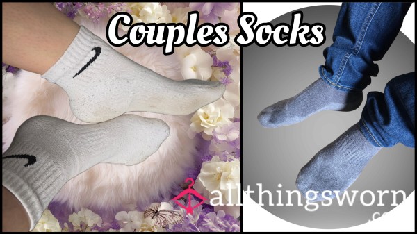 Couples Socks 2 Pairs (His & Hers) Nike 😈
