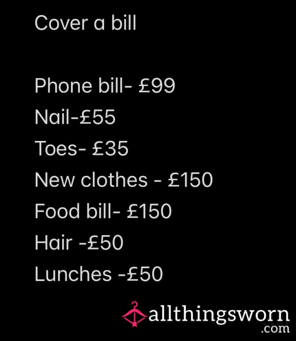 Cover A Bill
