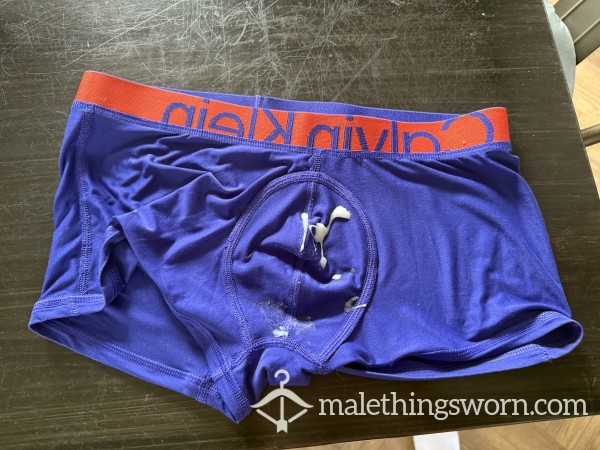 Covering Calvin Klein Trunks In C*m - Full Video