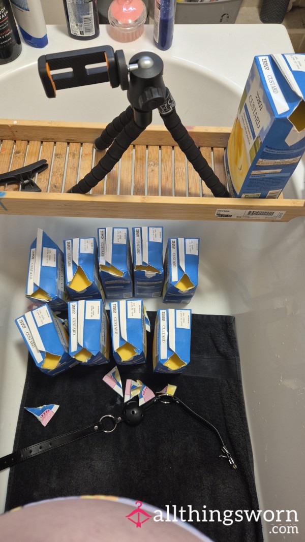 Covering Myself In Custard