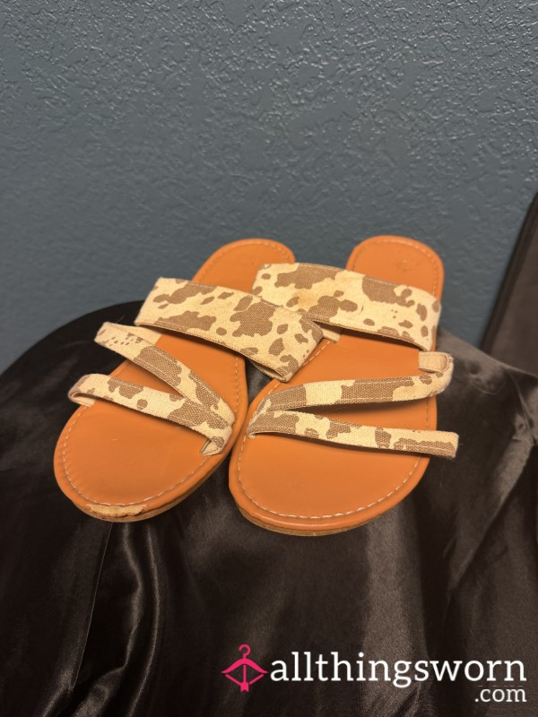 Cow Sandals