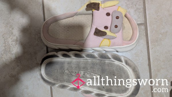 Cow Slippers
