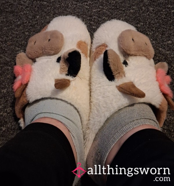 Cow Slippers