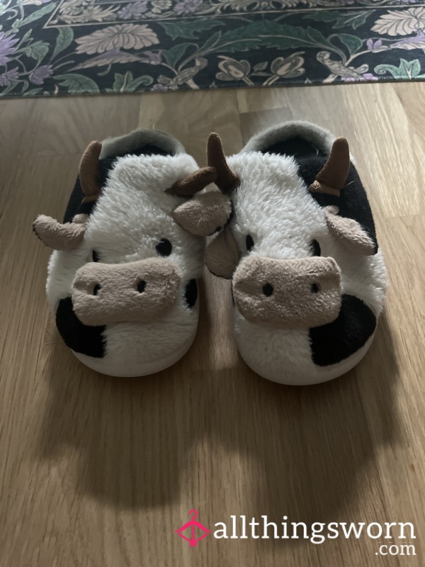 Cow Slippers