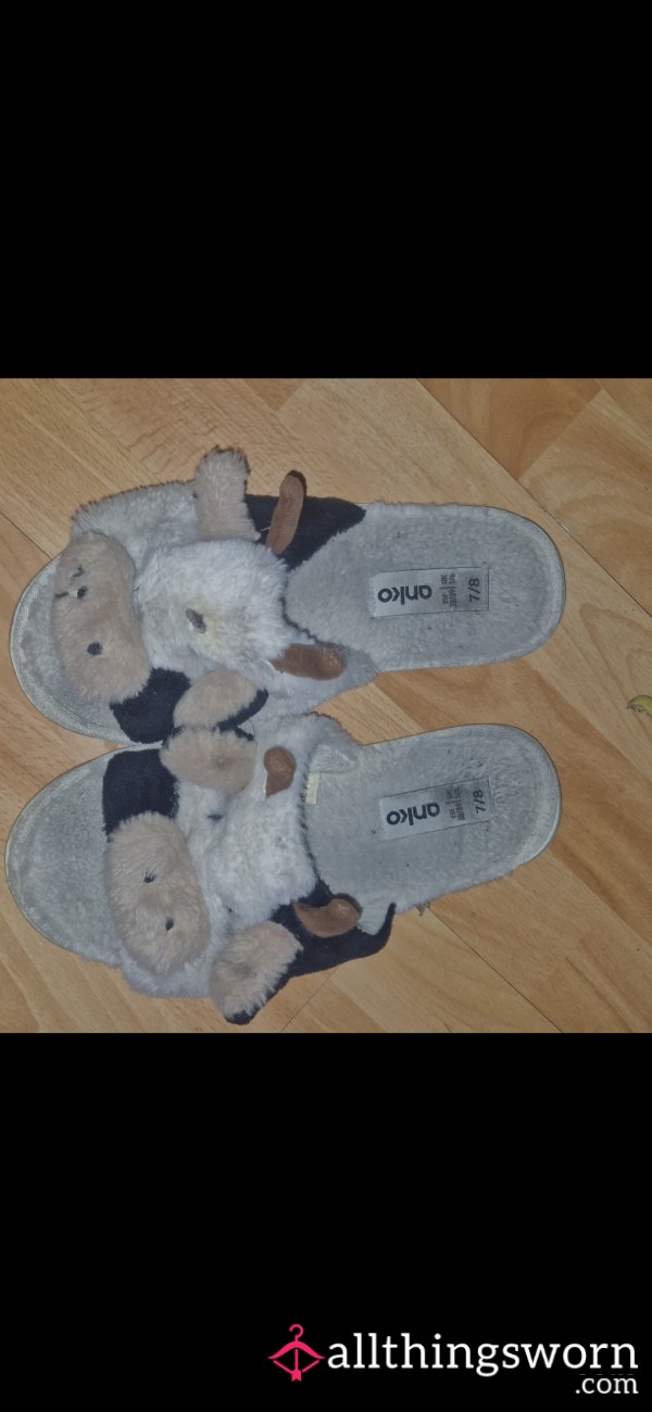 Cow Slippers
