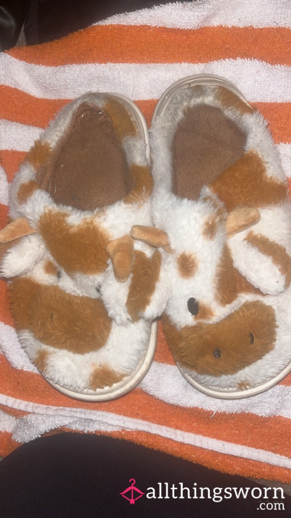 Cow Slippers