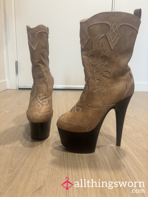 Cowgirl Boot Heels Stripper Stilettos 👠