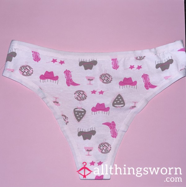 Dirty Cowgirl Cotton Thong