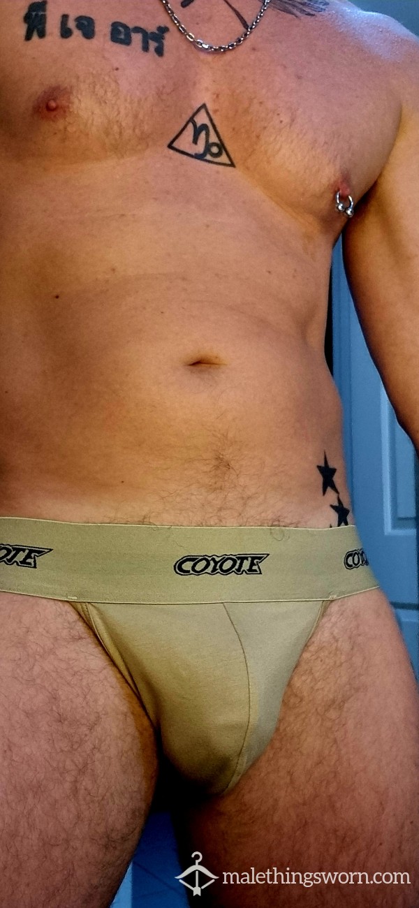 Coyote Jocks Beige Jockstrap