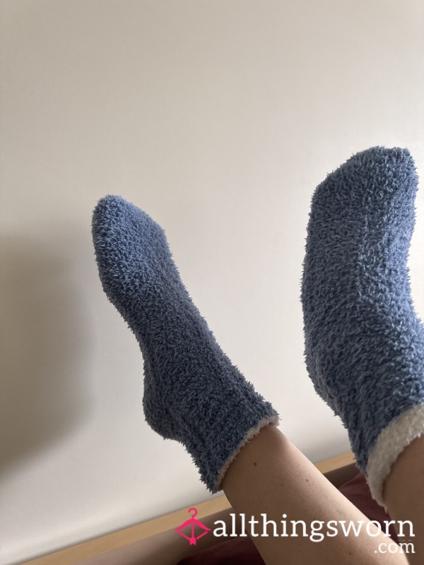 Cozy Blue Socks