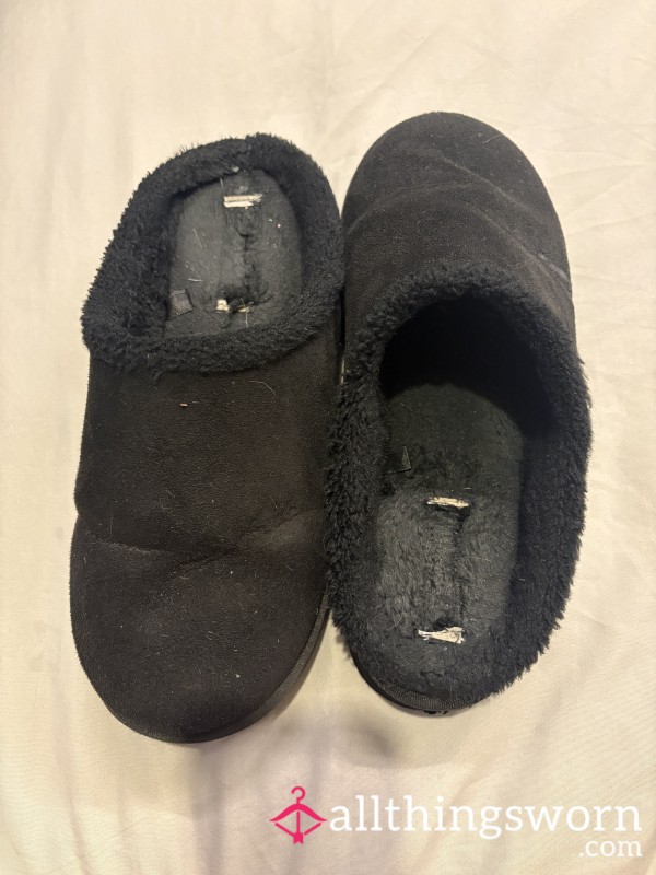Cozy, Well-Worn Size 7 House Slippers – My Daily Pair For 3 Years 💋