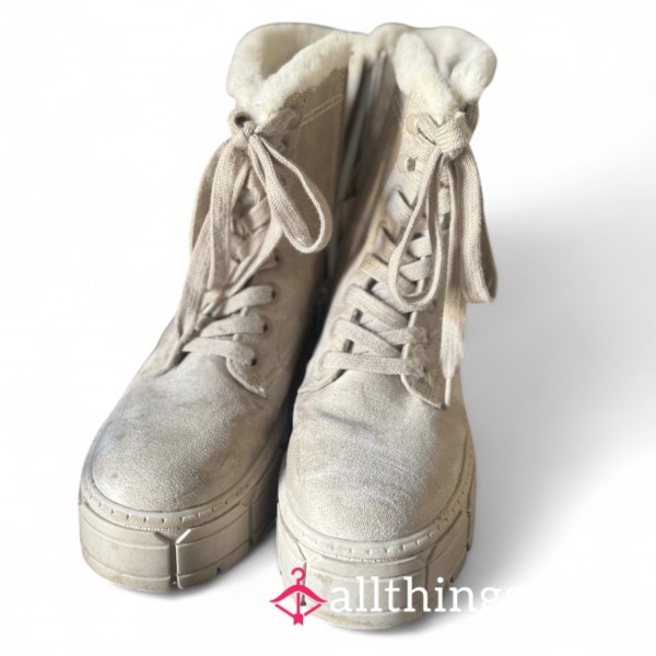 Cram Suede Bench Platform Boots