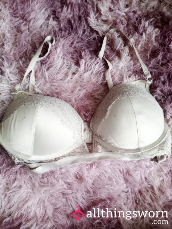 Cream Bra