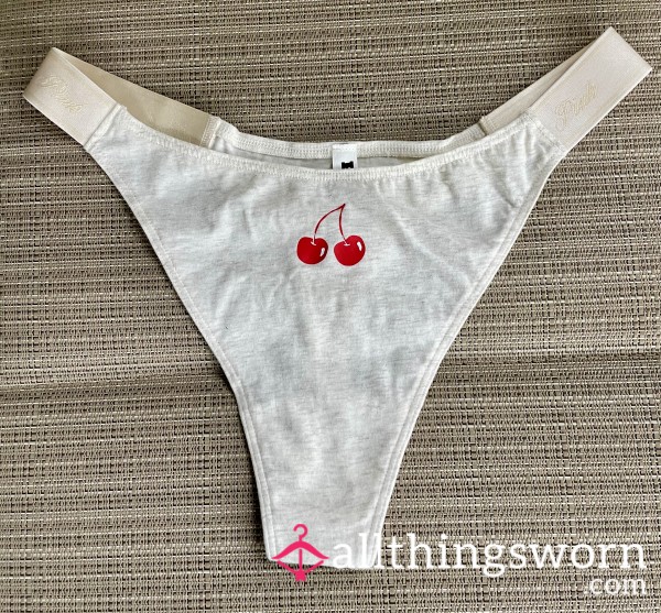 Cream Cherry On Top - VS Thong