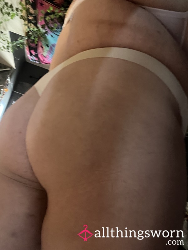 Cream Colored Thong