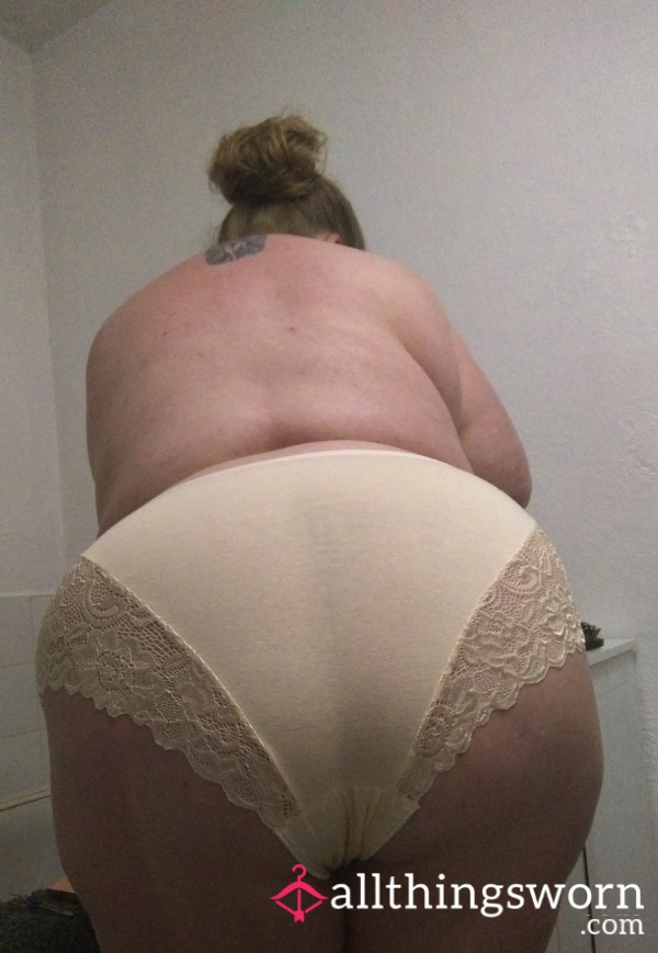 Cream Coloured Panties Worn For 48hrs Strong Scented