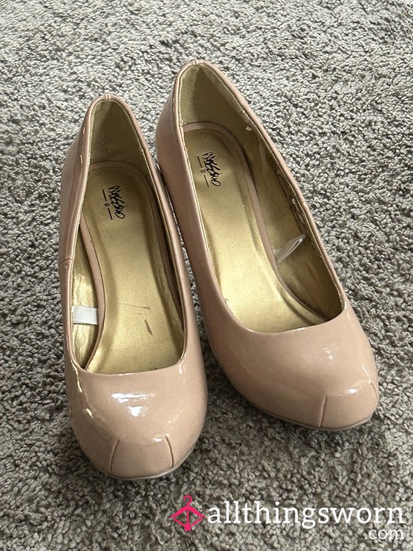 Cream High Heels Size 8