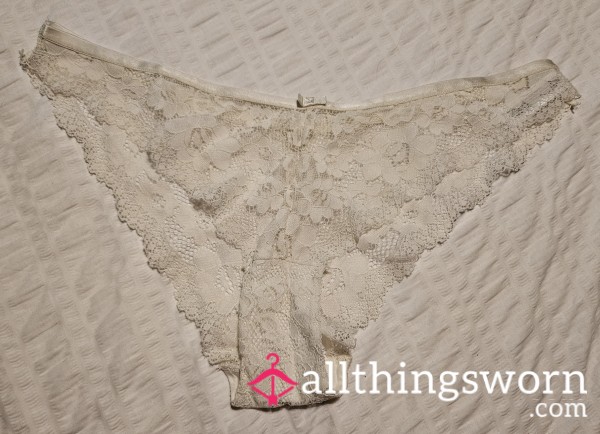 🤍 Cream Laced Brazilian Panties 🤍