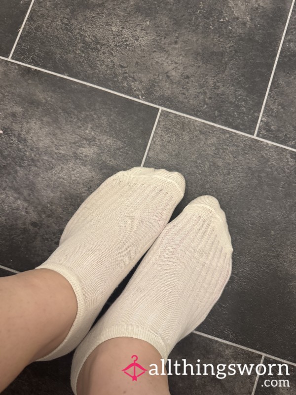 Cream Low Socks Worn All Day And For Workout 💦