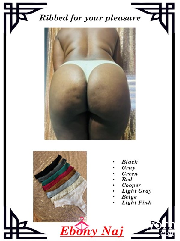 Cream Of The Crop Cotton Thongs