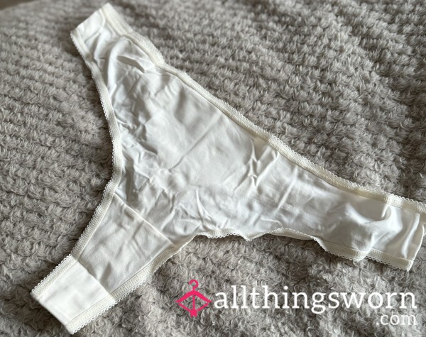 Cream Thong